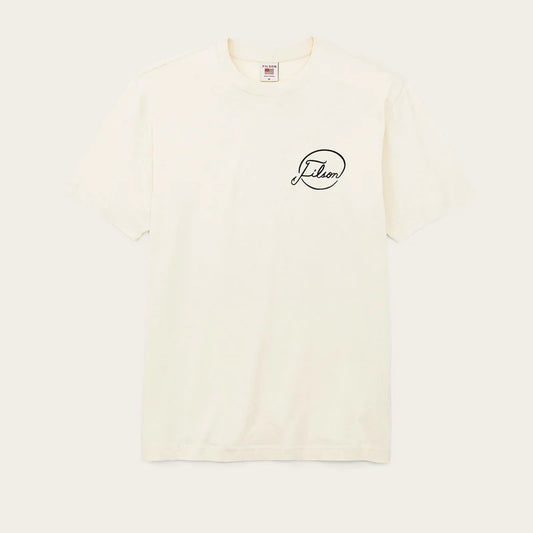 Filson –  S/S Pioneer Graphic t-skjorte – Fishing Tourne