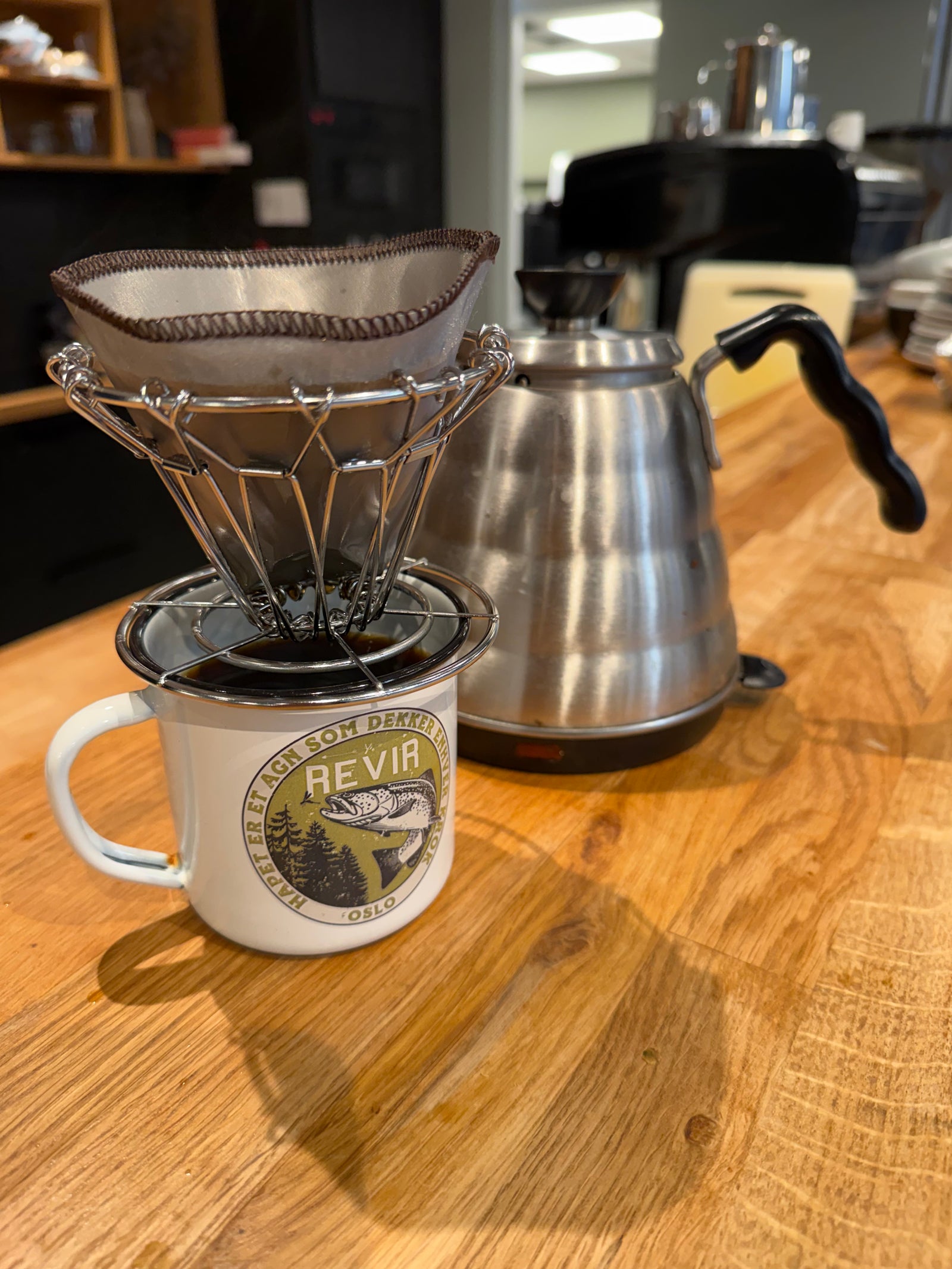 Collapsible Coffee Dripper – Filterholder m/resirkulerbart filter