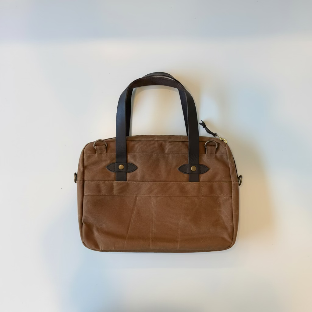 Ærbe - PC-bagg i vokset canvas