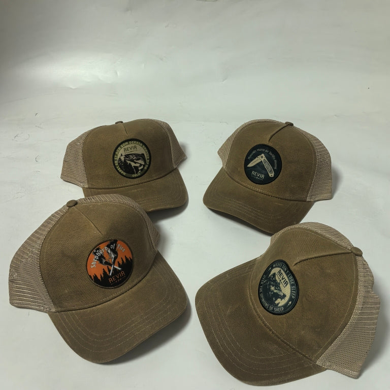 Truckercaps i oljet canvas - Limited edition