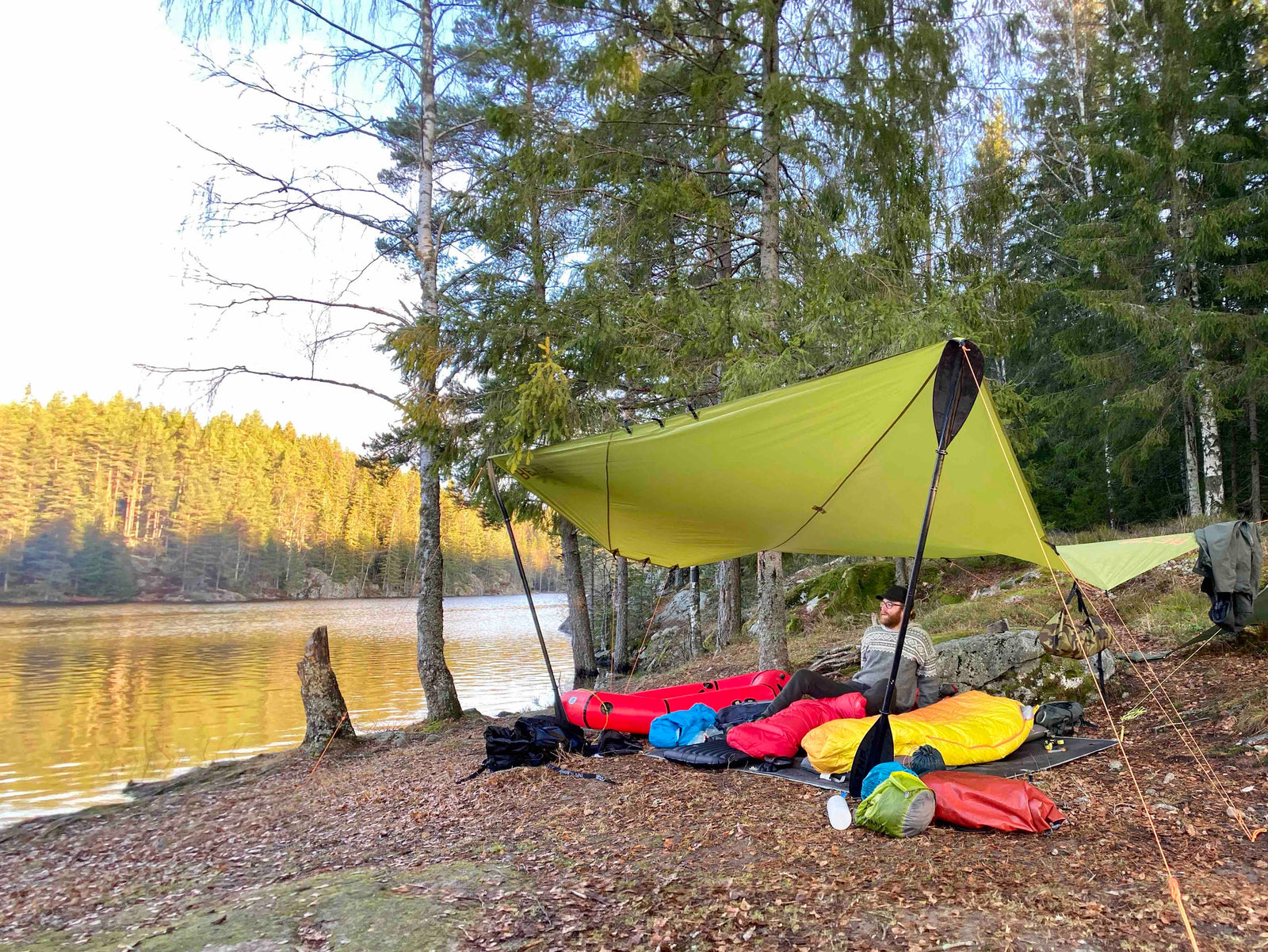 REVIR TARP HEGN – 3 x 4 METER RIPSTOP – M/ TELTPLUGGER OG TAU - REVIR OSLO