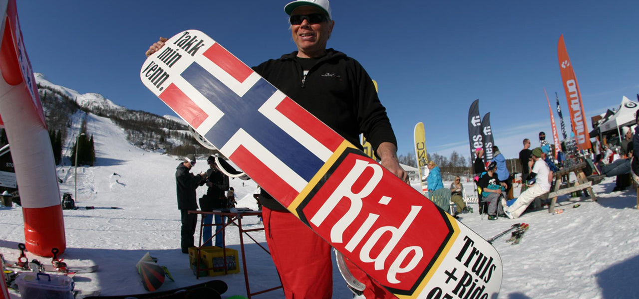 SPLEISER PÅ BOK OM NORSK SNOWBOARDHISTORIE AV TRULS OMTVEDT