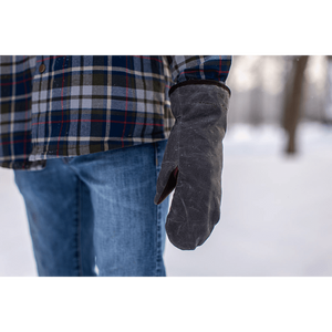 Stormy Kromer – Waxed Tough Mitts – votter i ull og oilskin