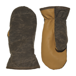 Stormy Kromer – Waxed Tough Mitts – votter i oilskin med fleece