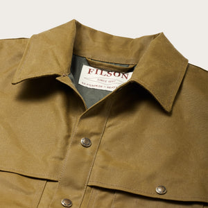 Filson – Lined Tin Cloth Cruiser Jacket – dark tan