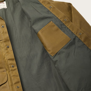 Filson – Lined Tin Cloth Cruiser Jacket – dark tan