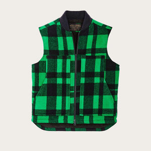 Filson – Lined Mackinaw Wool Work Vest – grønn/svart