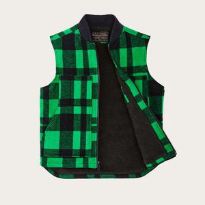 Filson – Lined Mackinaw Wool Work Vest – grønn/svart