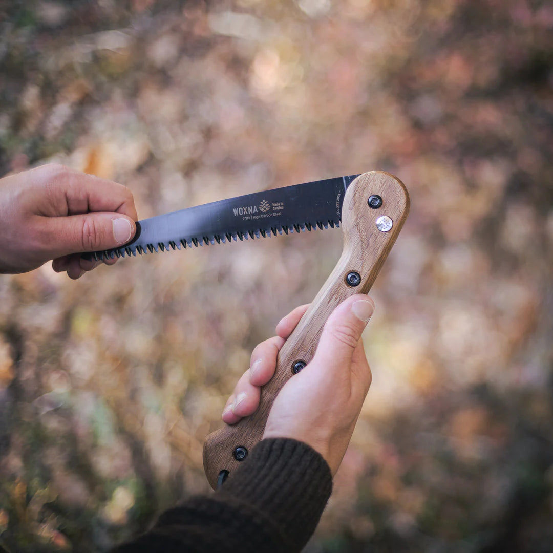 Woxna - Hälsing Foldable saw 180 mm - Oak &amp; High Carbon Steel