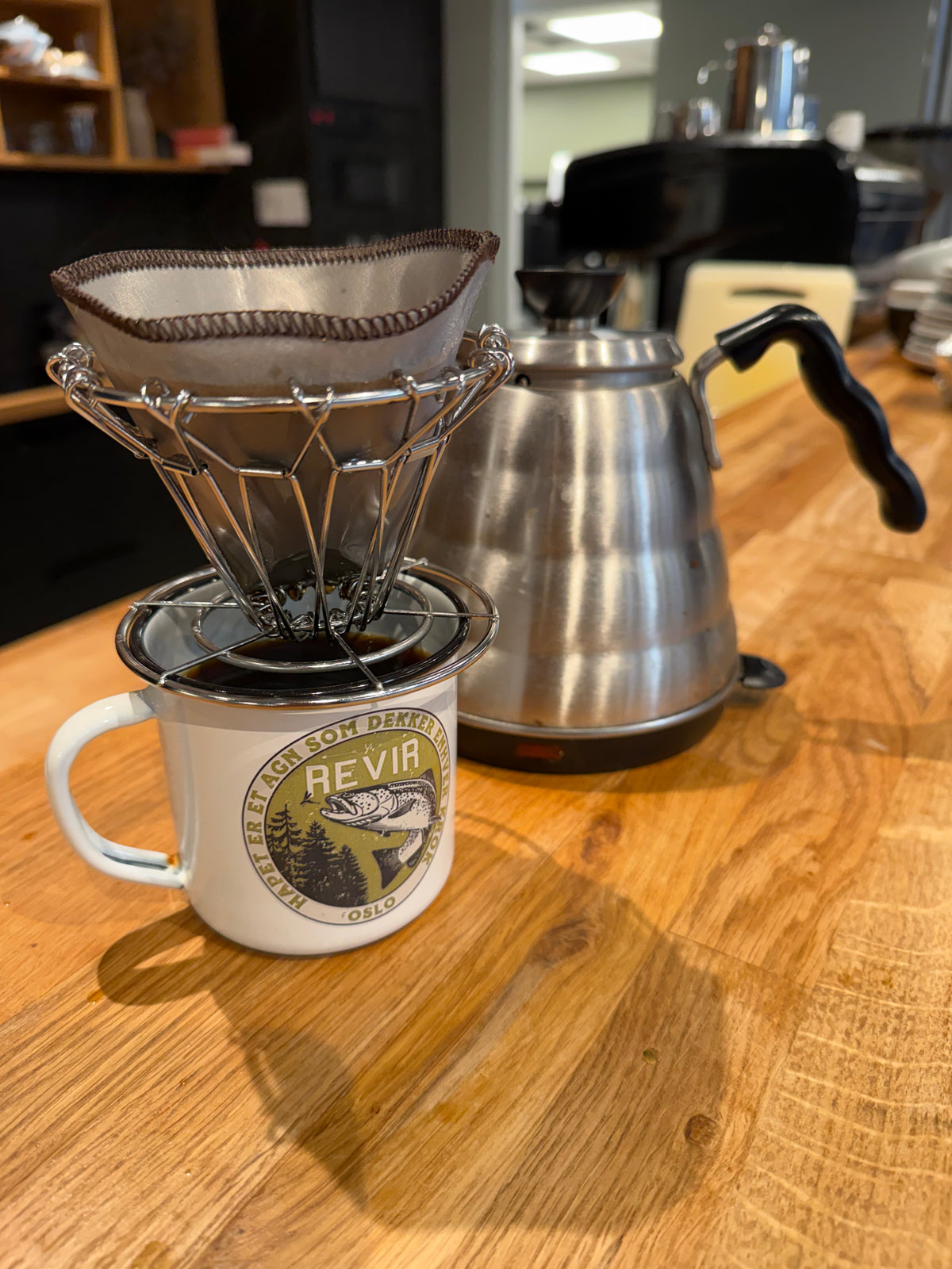 Collapsible Coffee Dripper – Filterholder m/resirkulerbart filter