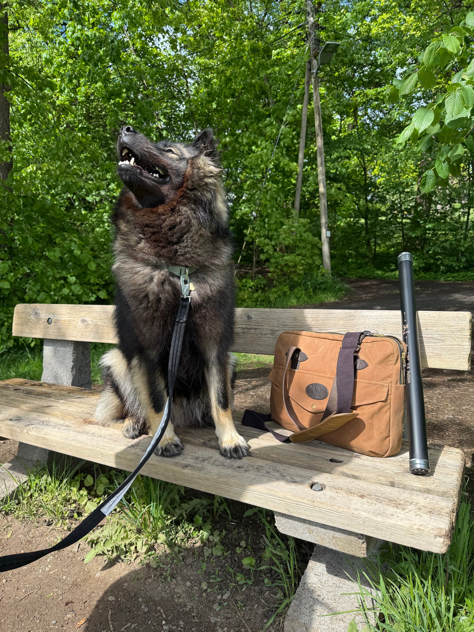 Ærbe - PC-bagg i vokset canvas