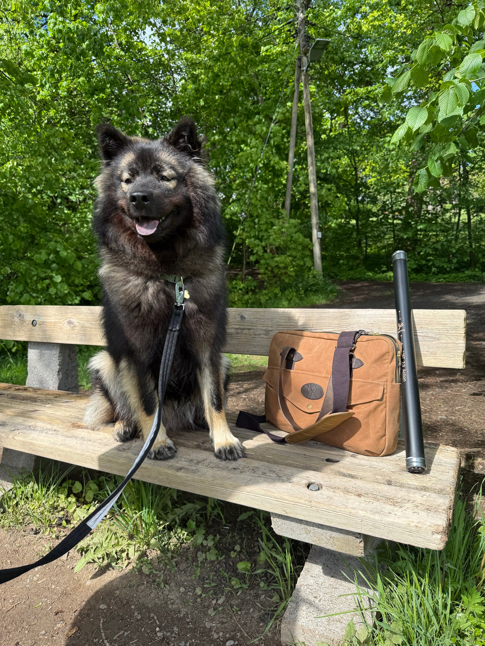 Ærbe - PC-bagg i vokset canvas