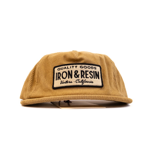 Iron and Resin – Quality Goods Hat - Cotton Corduroy (Bronse)