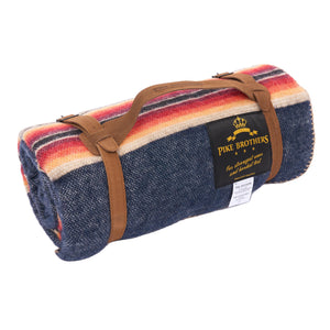 PIKE BROTHERS – 1969 DENAKATEE WOOL BLANKET NAVY – PLEDD