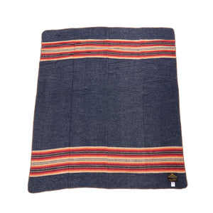 PIKE BROTHERS – 1969 DENAKATEE WOOL BLANKET NAVY – PLEDD