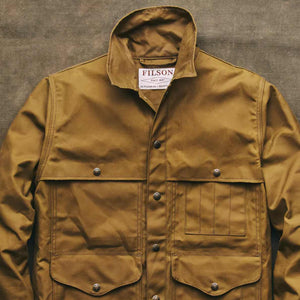 Filson – Lined Tin Cloth Cruiser Jacket – dark tan
