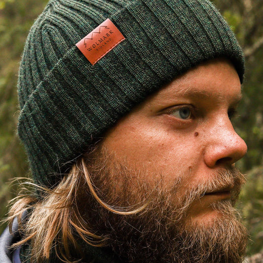 WØLMARK – SKUTSI BEANIE – 100 % ALPAKKA (TO FARGER)