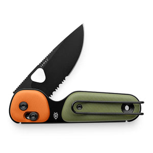 JAMES BRAND – THE REDSTONE – OD GREEN/ORANGE/BLACK – FOLDEKNIV