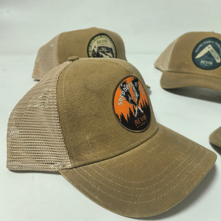 Truckercaps i oljet canvas - Limited edition