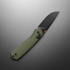 JAMES BRAND – THE CARTER – OD GREEN/ORANGE/BLACK – FOLDEKNIV