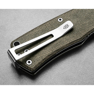JAMES BRAND – FOLSOM – OD GREEN/STAINLESS/MICARTA – FOLDEKNIV