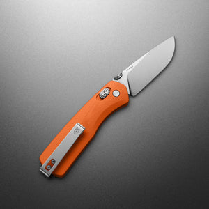 JAMES BRAND – THE CARTER – ORANGE/STAINLESS  – FOLDEKNIV