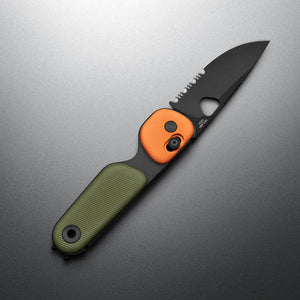 JAMES BRAND – THE REDSTONE – OD GREEN/ORANGE/BLACK – FOLDEKNIV