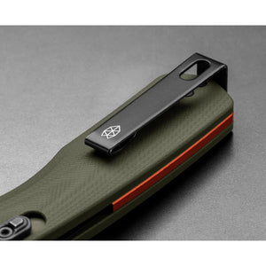 JAMES BRAND – THE CARTER – OD GREEN/ORANGE/BLACK – FOLDEKNIV