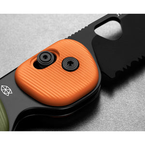 JAMES BRAND – THE REDSTONE – OD GREEN/ORANGE/BLACK – FOLDEKNIV