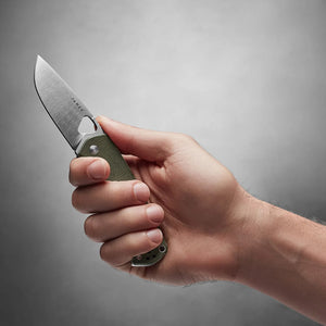 JAMES BRAND – FOLSOM – OD GREEN/STAINLESS/MICARTA – FOLDEKNIV