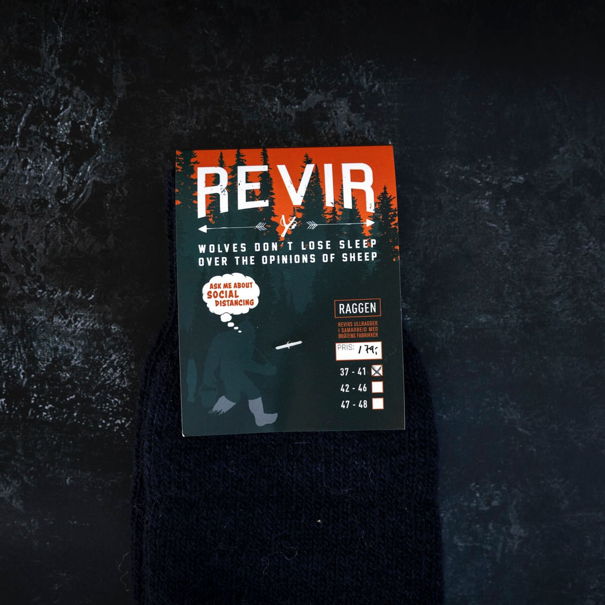 Raggen – Ullsokker – Marine