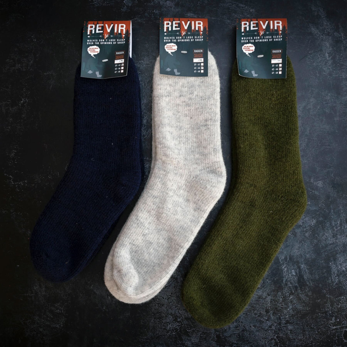 Raggen – Ullsokker – Marine