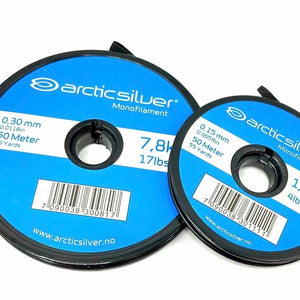 ARCTICSILVER MONOFILAMENT TIPPET 50M